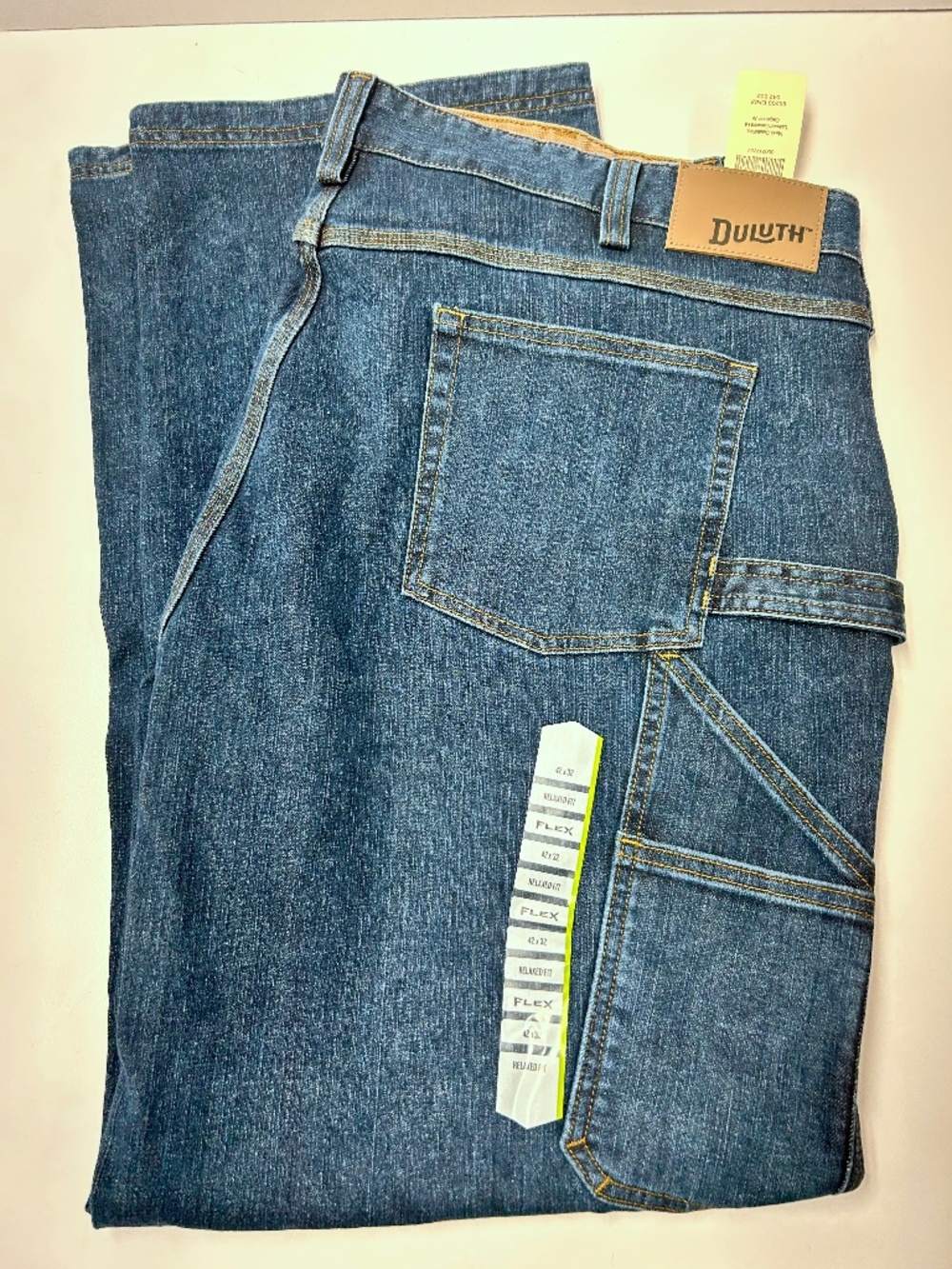 Mens DuluthFlex Ballroom Relaxed Fit Carpenter Jeans 42x32 New With Tags